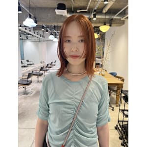 ブリーチ無 ダブルカラー☆orange