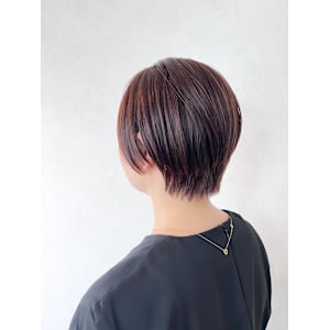 【 ナチュラル　ショートボブ 】