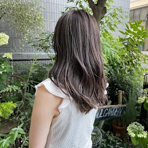 美容室ALi　白髪ぼかしハイライト
