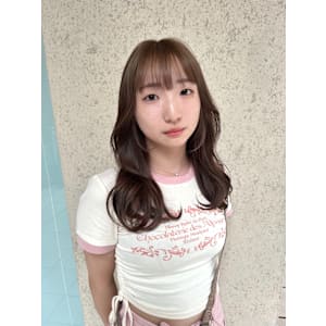 【天神】韓国風レイヤーカットxミルクティベージュ