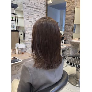 ふんわりレイヤー/柔らかいベージュカラー