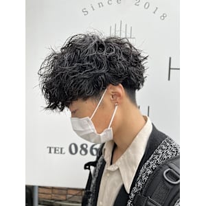 マッシュ×MIXパーマ