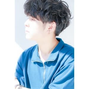 無造作マッシュメンズショート☆ビジネスパーマ