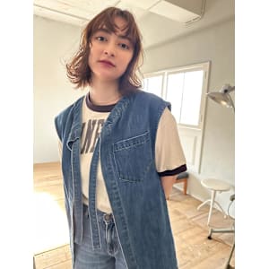 【SeeK NEXT立川】ニュアンスボブ/ハイトーンベージュ