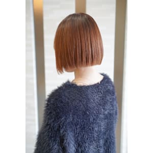 縮毛矯正×ウォームベージュ×ボブ　Hair 