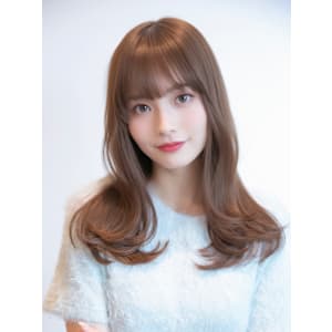 ふんわりカールヘルシースタイルルーズヘアショコラアッシュ