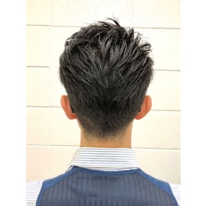 30代40代50代大人メンズ刈り上げビジネスショートカット