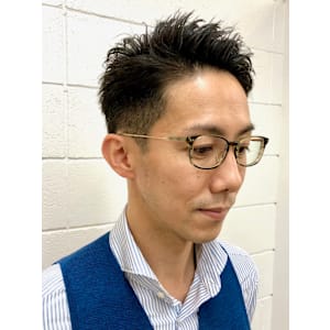 30代40代50代大人メンズビジネスショートカット髪型