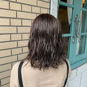 パーマ&カラー？