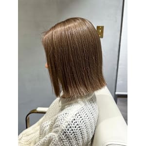 外ハネボブ×ブロンドベージュ『銀座/個室』