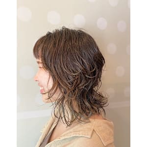 Snaime hair×ミディアムウルフパーマ