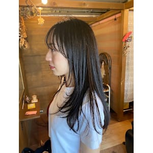 Snaime hair×後れ毛たっぷりロング