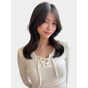 20代30代大人可愛い小顔デジタルパーマナチュラル毛先パーマ