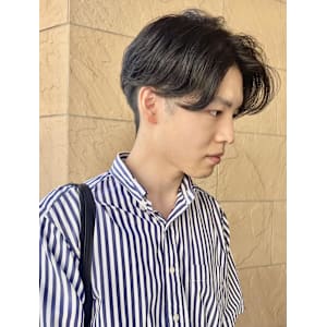 【daichi】#センターパート#毛流れパーマ#メンズカット