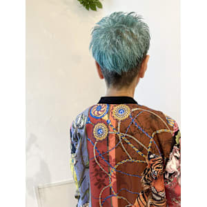 〜おしゃれマダムの空色カラーショート〜 - 福岡 オーガニックカラー miroa【フクオカ ミロア】掲載中