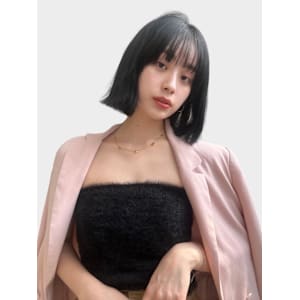 こなれ感☆韓国風切りっぱなしボブ