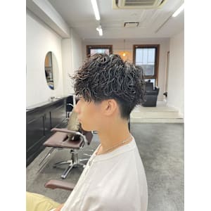 クリームパーマ/横浜美容室/石川町美容室/特殊パーマ/波巻き