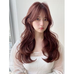 ウエーブヘア/顔まわり/似合わせ/韓国レイヤー