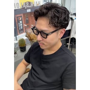 メンズカット＋ケアパーマ