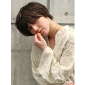 マッシュボブ　重めマッシュ　フルバング　丸みボブ　骨格カット