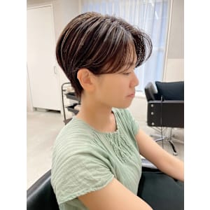 スッキリショート/グレージュ/20代30代40代