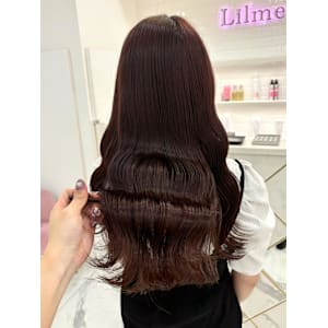 ブリーチなしロイヤルピンクカラー＊まゆ