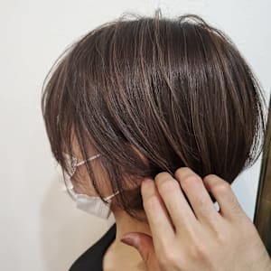 白髪ぼかしハイライト