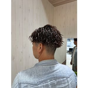 ツーブロック×ツイスパ