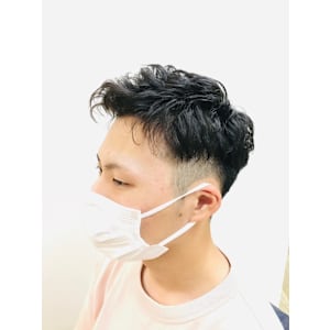 ちょこっとツーブロックヒートカール