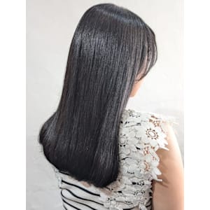 髪質改善ストレート 艶髪ロング 高保湿トリートメント