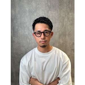 かき上げスパイキーショート