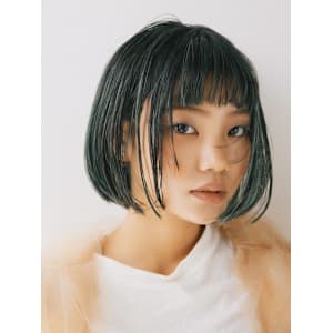 グリーン地毛コントラストハイライト【FIRST】吉田京介