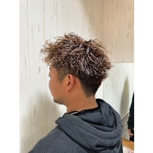 メンズショート×ツイストスパイラル