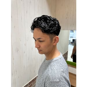 メンズ×ビジネスパーマ