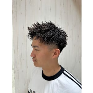 メンズパーマ×ジェットモヒカン