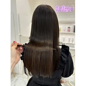 縮毛と5ステップトリートメントでうる艶ヘア＊まゆ