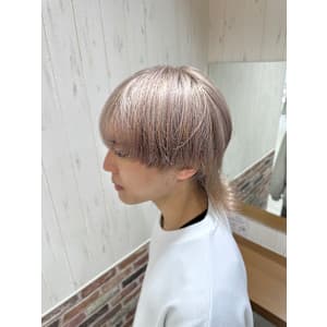 メンズ×ホワイトカラー