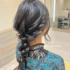 ＊参列ヘアセット