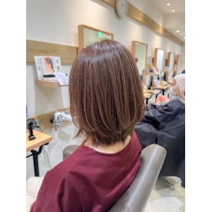 白髪ぼかし　セミディ　シアーカラー　【藤沢　藤沢駅】