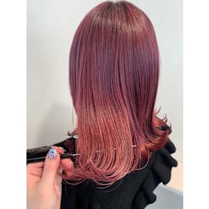 ケアブリーチ/オンカラーレッド