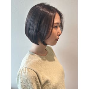 ボブ/ショートボブ/透明感カラー/20代30代40代