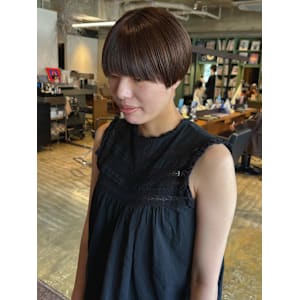 【ぱつっと◎】マッシュショート×イルミナカラー