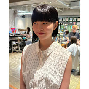 【似合わせ◎】ワイドバング×ミニボブ