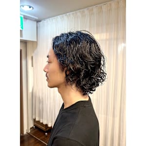 メンズスパイラルパーマ