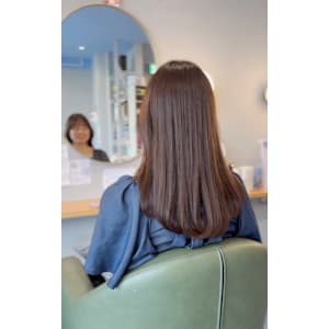 #こなれミディ　#フェミニンミディ　#ショコラベージュ