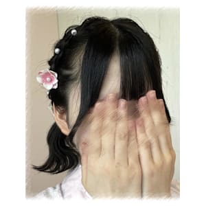 ボブさんおすすめ編み込みツインテ♪_ゆう