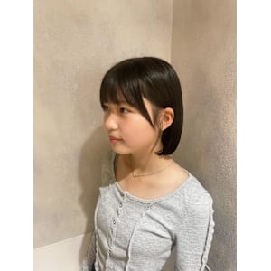 顔まわりカット/ボブ/コンパクトボブ