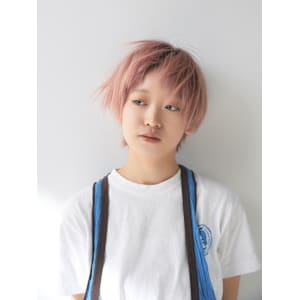 ペールピンクラフショート 【FIRST】鈴木宏子