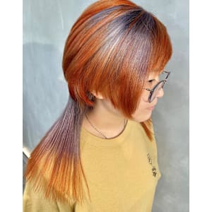 ルーツカラー/個性派カラー/グラデーションカラー/ウルフ