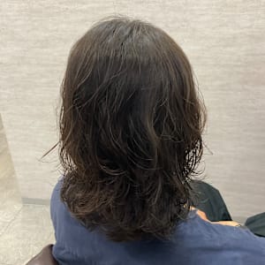 メンズパーマ　ロング